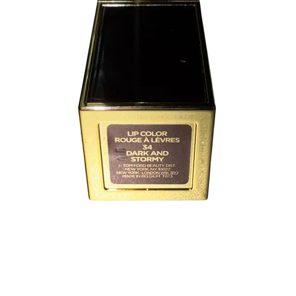 Tom Ford TF Lip Color Lipstick 34 Dark And Stormy Full Size .1oz New